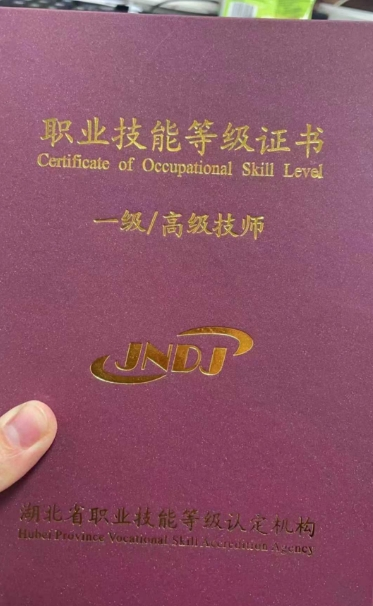 一級(jí)職業(yè)技能等級(jí)證書(shū)